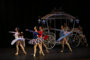 Cinderella arrives at the ball