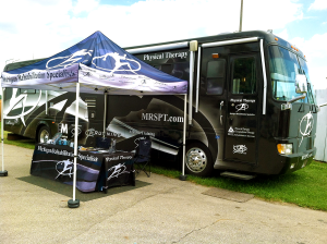 Canopy/Tent, table cloth, swag, promotional give away items, RV Wrap, and branding Graphic Design by Michigan Video and Photography              